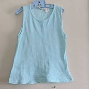 Vintage waffle pullover Tank Top size Medium